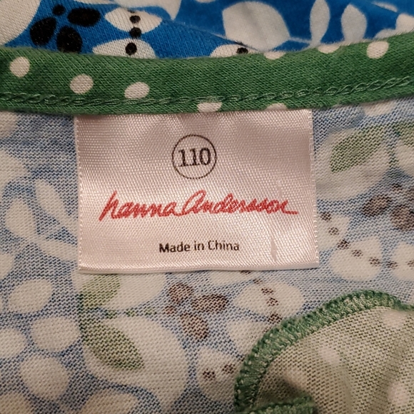 Hanna Andersson Blue and Green Floral Dress - Picture 8 of 9